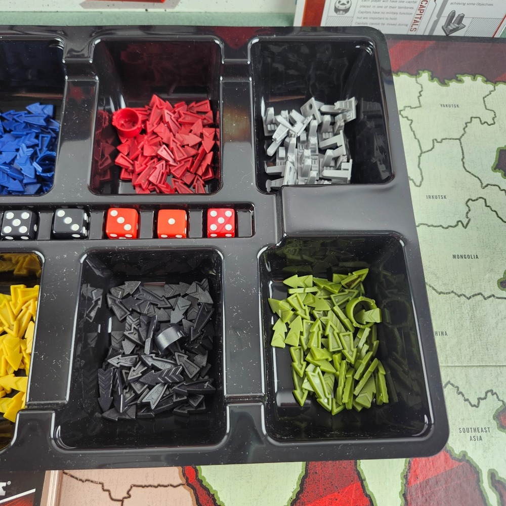RISK Board Game 100% COMPLETE 2008 Area Control Strategy Game - Picture 3 of 11